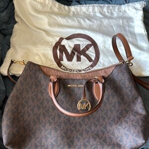 Michael Kors Signature Brown Shoulder Bag